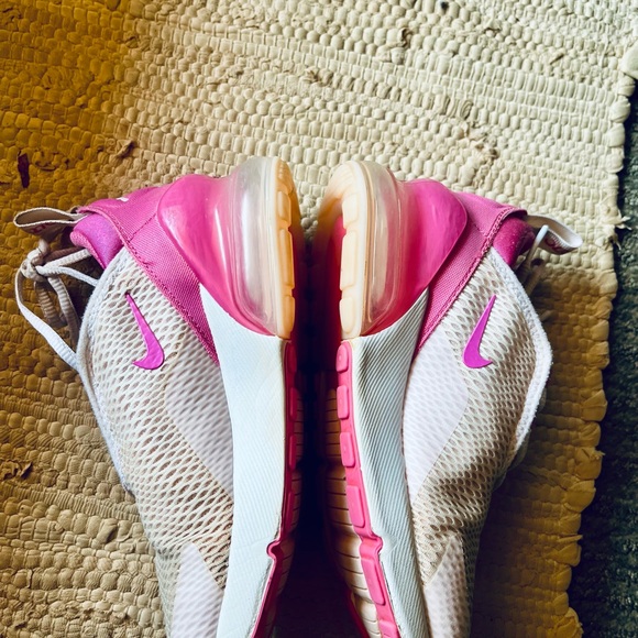 Nike Women's Pink and White Athletic Sneakers - Picture 1 of 4